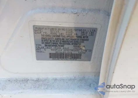 2013 Nissan Sentra Sr from USA, damaged, VIN 3N1AB7AP4DL751892